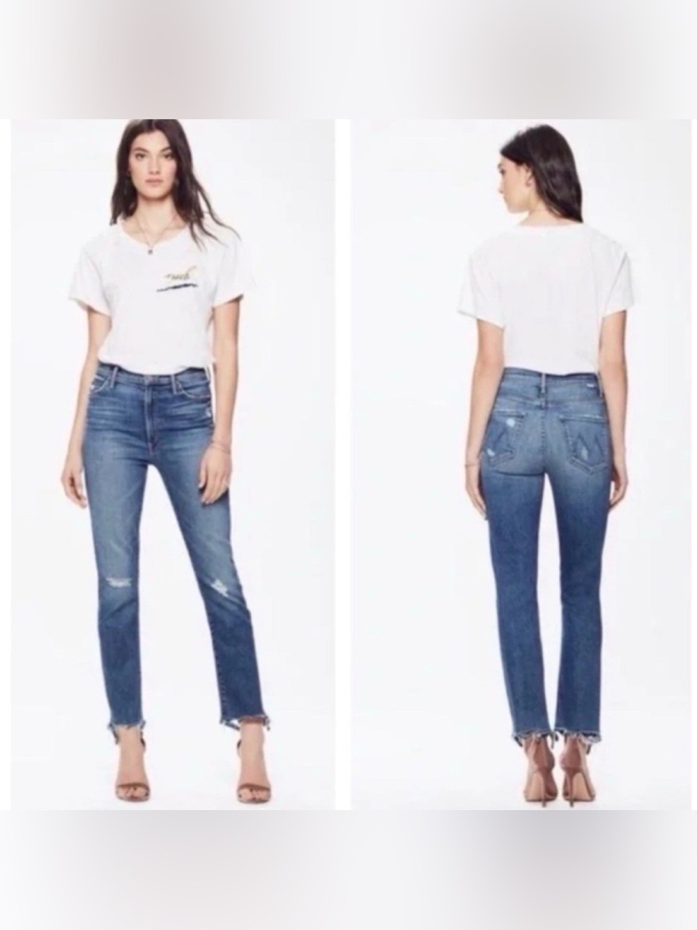 MOTHER Denim The Rascal Ankle Jeans in Wild Sz 26